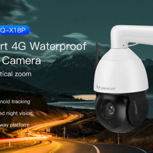 Vstarcam outdoor 4G 18X zoom 4MP camera
