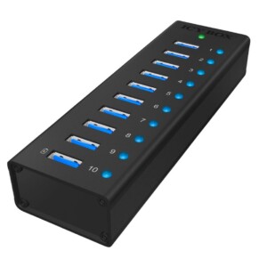 Raidsonic ICY BOX IB-AC6110 10-Port USB 3.0 Hub