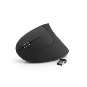 MediaRange Wireless 6-button ergonomic mouse with optical sensor for left-handers