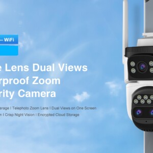 Vstarcam outdoor wifi camera 3 Lens Dual view