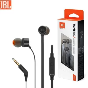 JBL Tune 110 Wired In-Ear Headphone Black