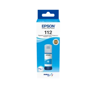Epson EcoTank 112 Pigment Cyan ink bottle (70 ml)