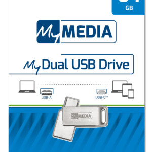 MYMEDIA USB 64GB MYDUAL USB 3/USB C