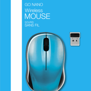 VERBATIM MOUSE GO NANO WIRELESS CARIBBEAN BLUE