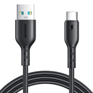 JOYROOM USB-A TO TYPE-C FAST CHARGING DATA CABLE 1M-BLACK SA26