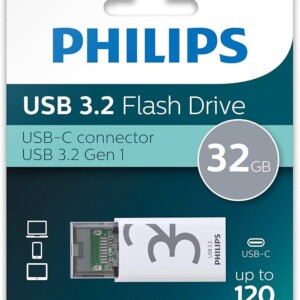 PHILIPS USB-C CLICK 32GB 3.2 GRAY