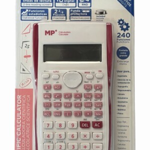 MP - Scientific Calculator with 204 Functions - PINK