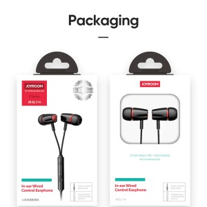 JOYROOM JR-EL114 In-ear Wired Earphone-Black