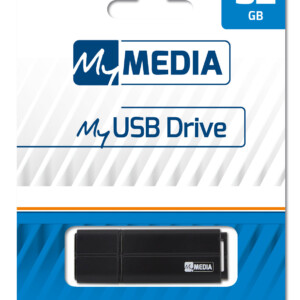MYMEDIA USB 32GB  BLACK PINSTRIPE