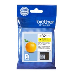 LC3211Y (D) BROTHER YELLOW INK 200P (MFC-J890-895/DCPJ-774)