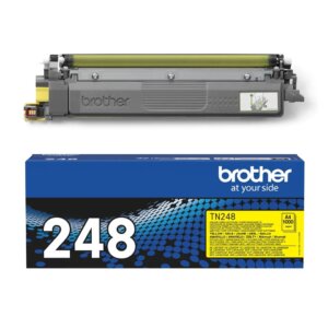 TN248Y BROTHER YELLOW TONER 1000 Pages (HL-L3220/3240/DCP-L3520/3560/MFC-L3740/3760)