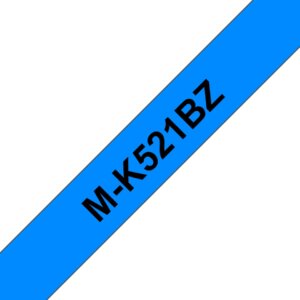 MK521BZ (D) (Blister) 9mm Black On Blue Tape