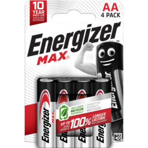 ENERGIZER Max LR03 AA  4 Packs