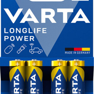 VARTA Alkaline Battery AA LongLife (4PCS)